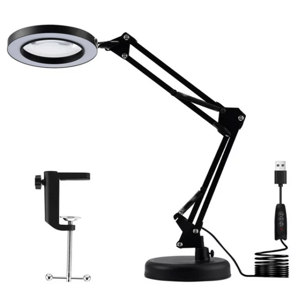 Stona LED lampa sa lupom - Image 2