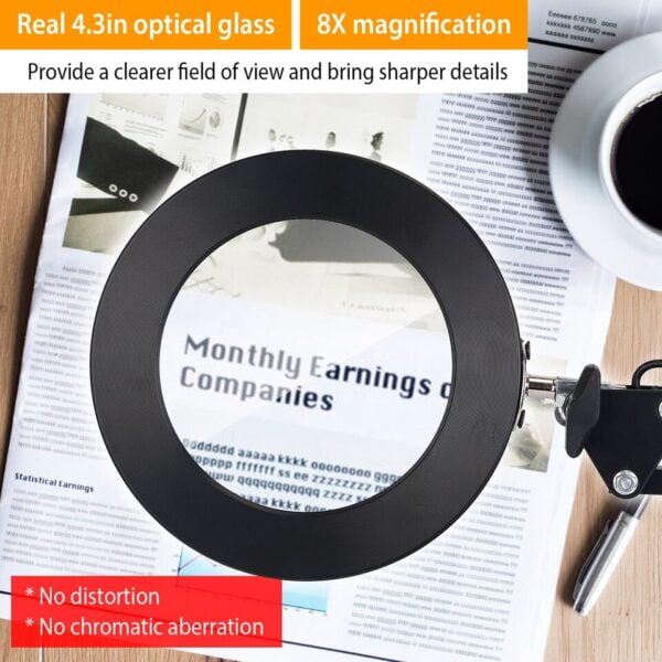 Stona LED lampa sa lupom - Image 9