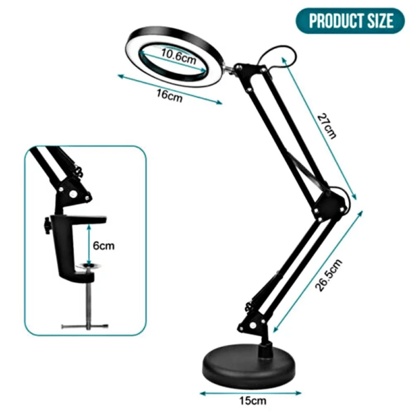 Stona LED lampa sa lupom - Image 3