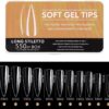 Soft gel tipse badem