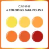 CANNI set gel lakova 9ml 6 komada 2312 - Mandarinski tango - Image 3