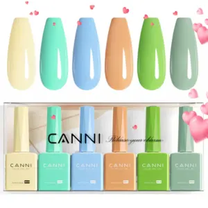 Canni set kvalitetnih gel lakova 6 komada 2318