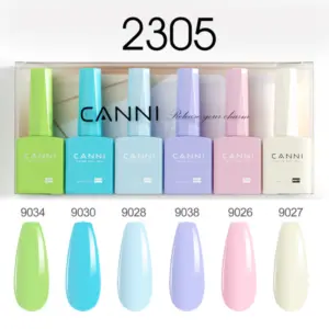 Canni set kvalitetnih gel lakova 6 komada 2305
