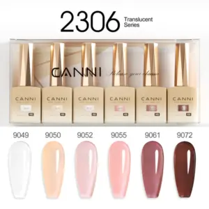 Canni set kvalitetnih gel lakova 6 komada 2306