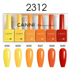 Canni set kvalitetnih gel lakova 6 komada 2312