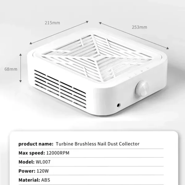 Profesionalni aspirator za skupljanje prašine SNRQI 120W - preporuka! - Image 5