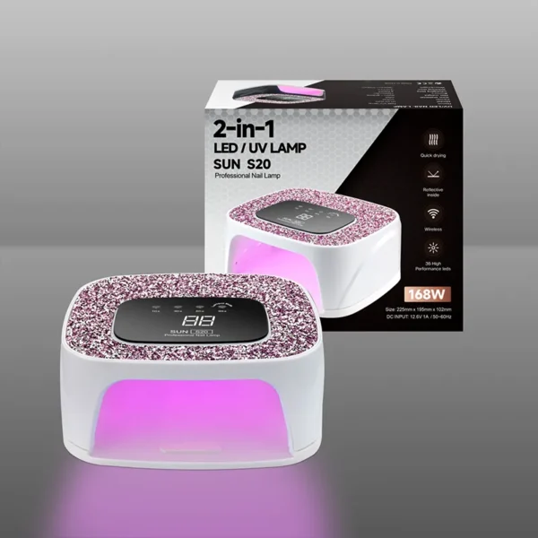 UV/LED lampa SUN S20 – 268 W za brzi i precizni manikir - Slika 6