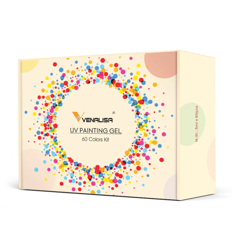 Venalisa set od 60 gel boja za oslikavanje noktiju – profesionalni painting gel za UV/LED lampu - Slika 6