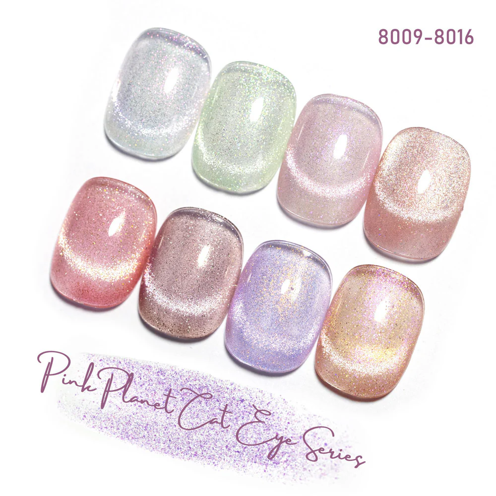 Canni Cat Eye gelovi – Pink Planet Collection (8 boja) - Slika 2