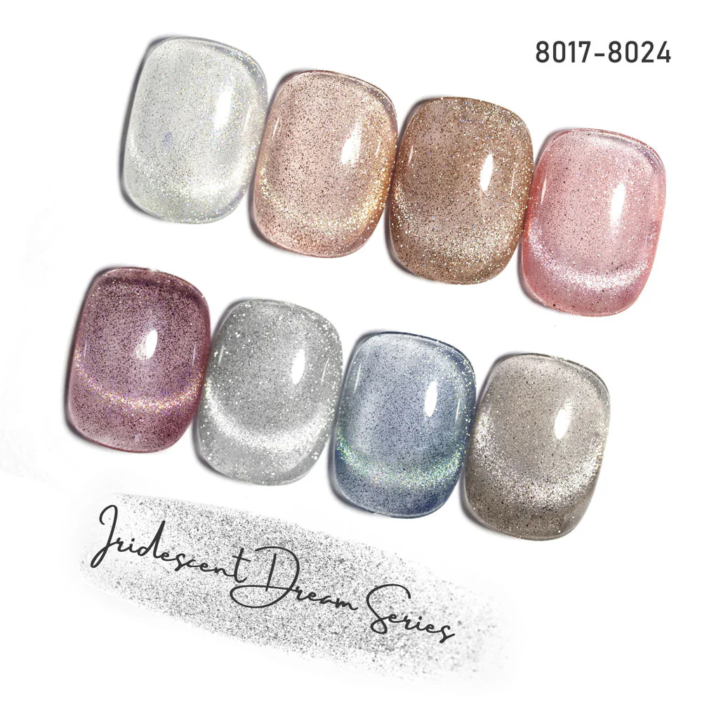Canni Cat Eye gelovi – Iridescent Dream Collection (8 boja) - Slika 2