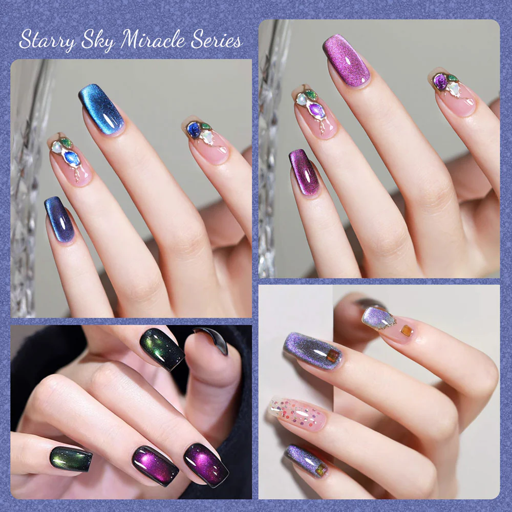 Canni Cat Eye gelovi – Starry Sky Miracle Collection (8 boja) - Slika 5