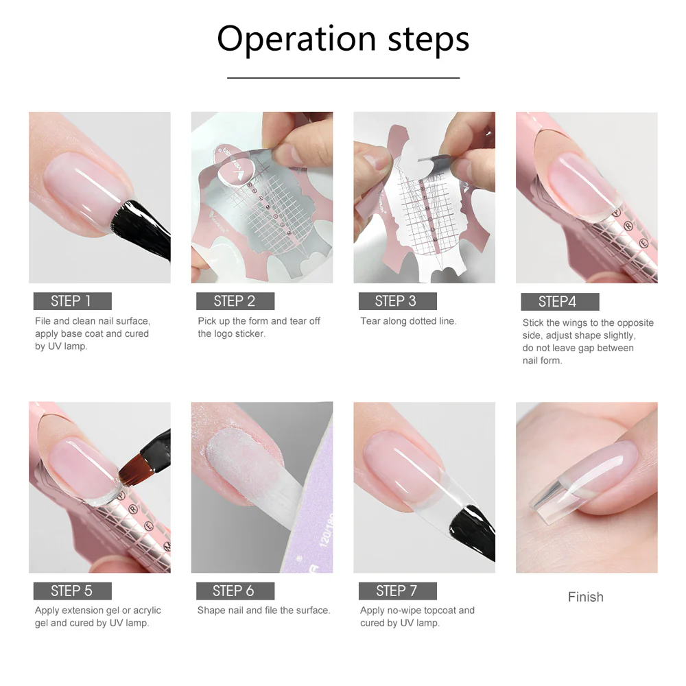 Venalisa Nail Forms – Šabloni za izlivanje noktiju, 300 komada - Slika 6
