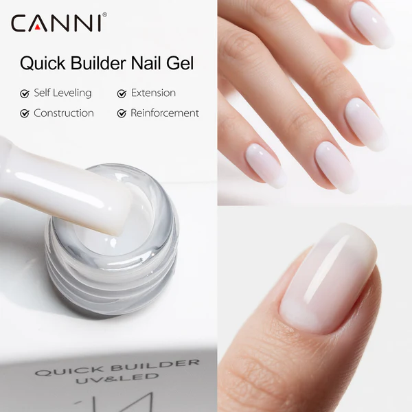 CANNI 9 ml Ruber baza gel – Set od 6 nijansi br. 3 – Hema / TPO free - Slika 8