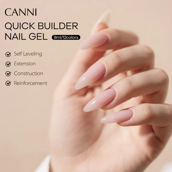 CANNI 9 ml Ruber baza gel – Set od 6 nijansi br. 3 – Hema / TPO free - Slika 5