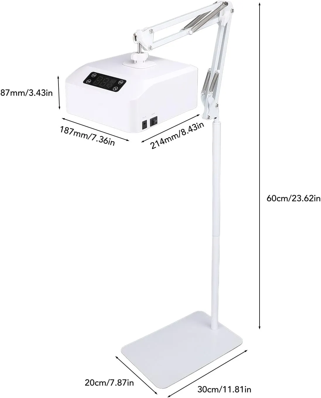 Podna lampa za pedikir rotirajuca 360 stepeni 48W - Slika 8
