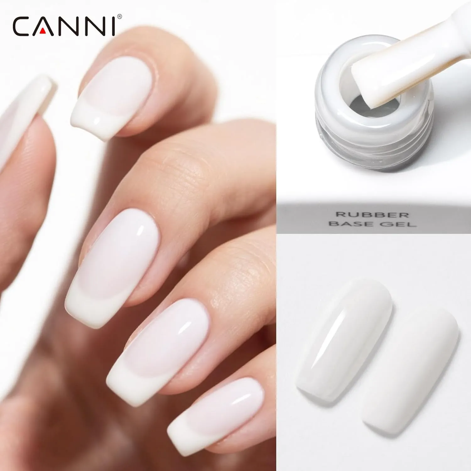 CANNI 9 ml Ruber baza gel – Set od 6 nijansi br. 1 – Hema / TPO free - Slika 11