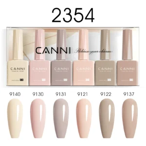 CANNI set gel lakova 2354 – 6 HEMA Free nijansi × 9 ml