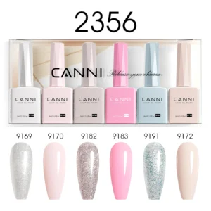 CANNI set gel lakova 2356 – 6 HEMA Free nijansi × 9 ml