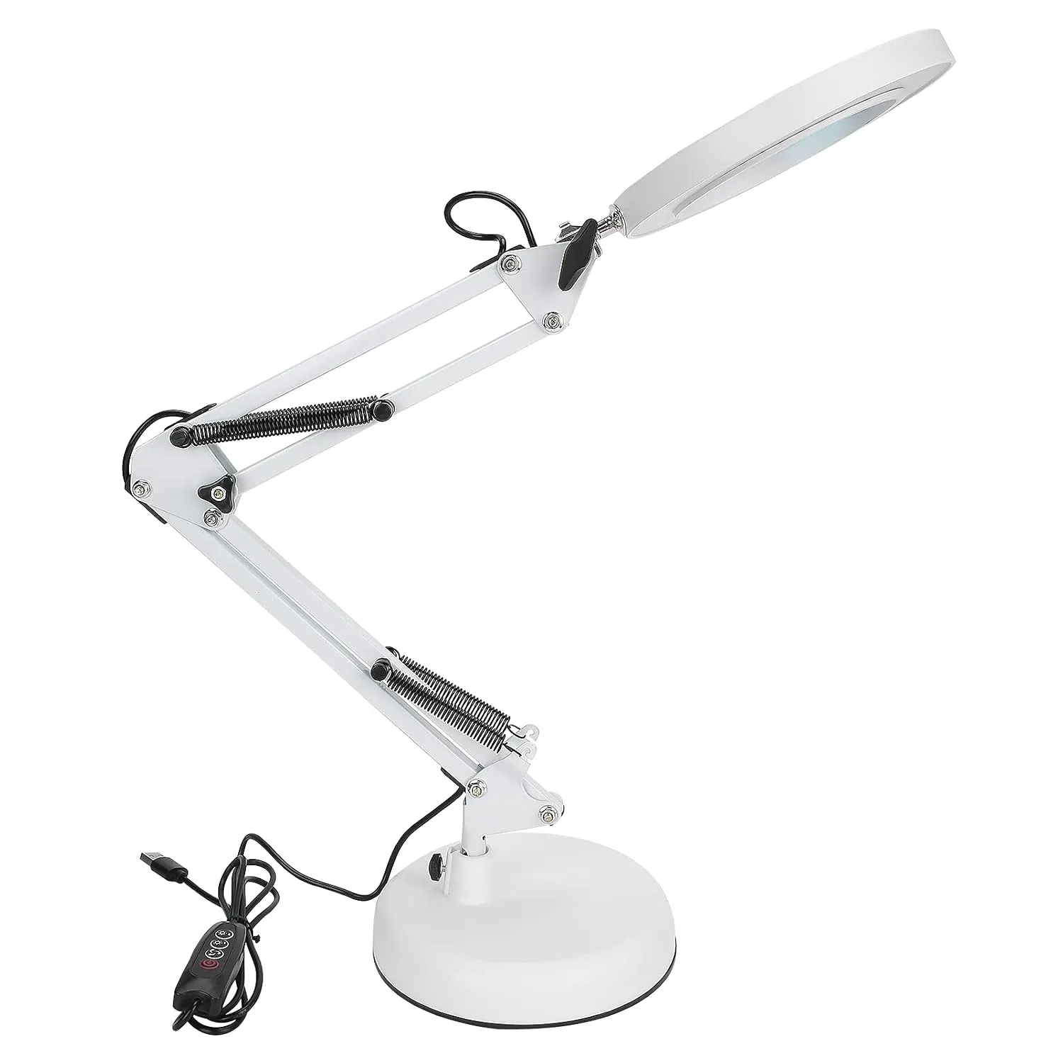 Stona LED lampa sa lupom za manikir 8X uvecanje – 3 boje svetlosti - Slika 2