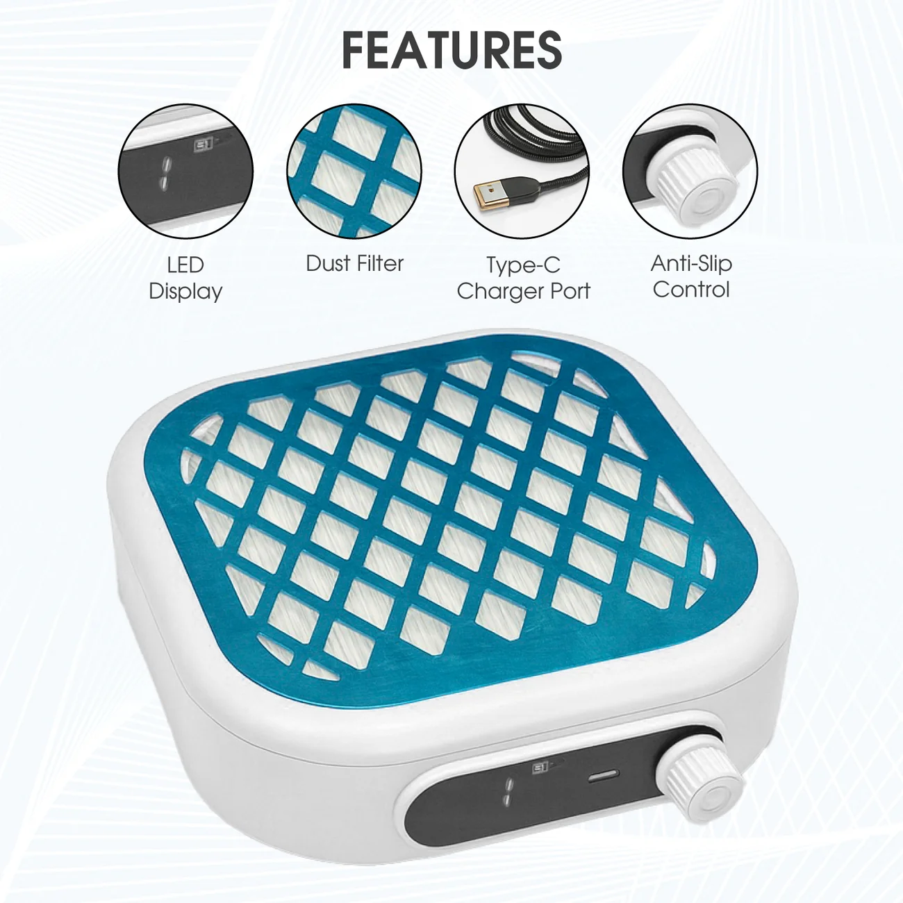 Aspirator za manikir Mini 30 W - Slika 4