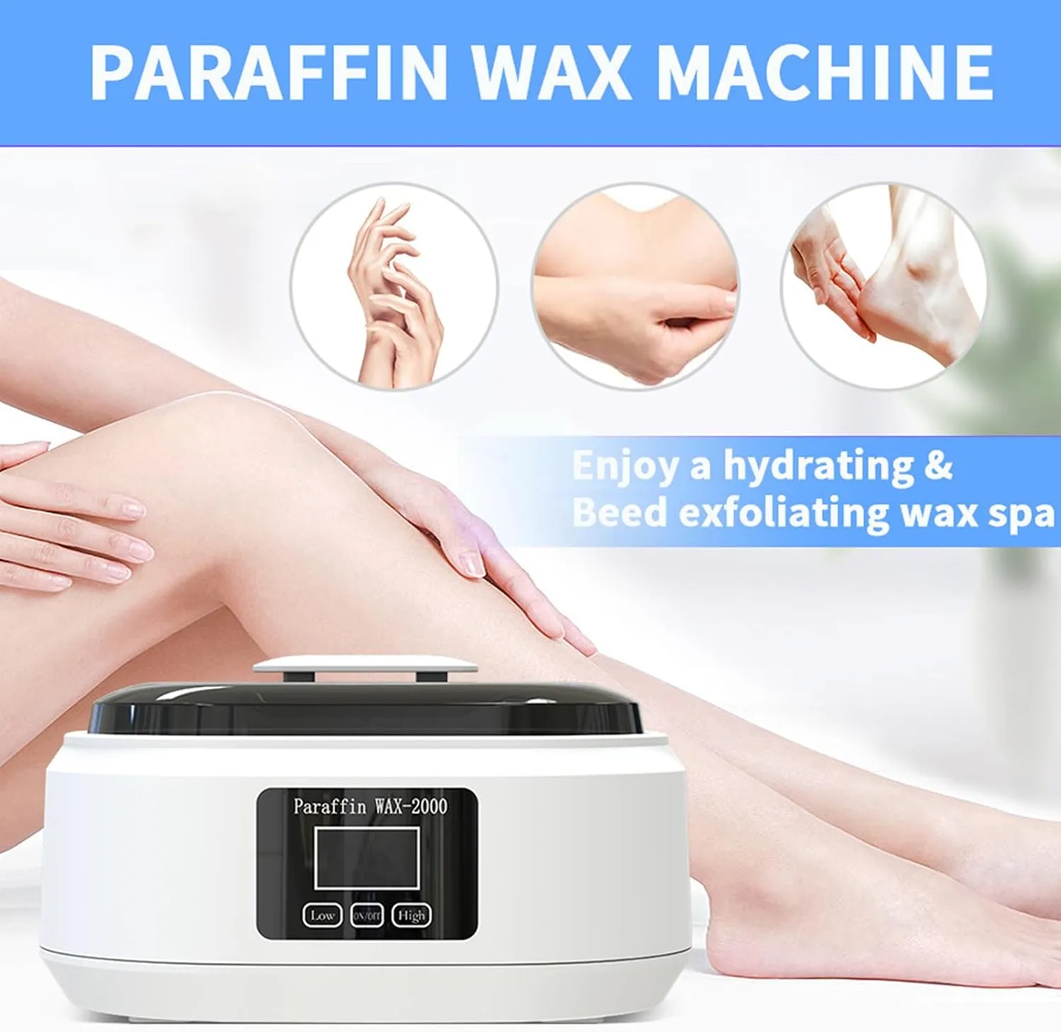 Parafinska kada WAX-2000 sa digitalnim displejem – za ruke i stopala - Slika 3